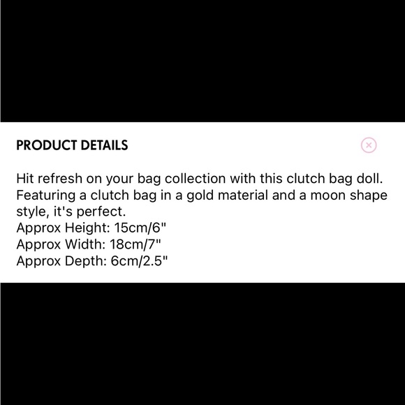 Gold dumpling bag - Picture 5 of 7